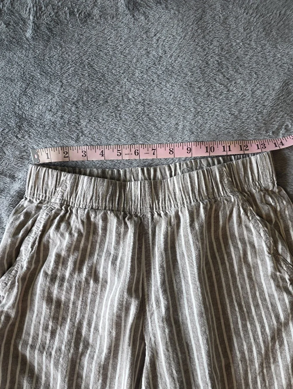 Duluth Trading Co Overeasy Lightweight Hemp Capri Pants Sz 4 Coastal Resortwear